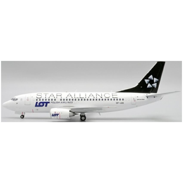 Boeing 737-500 LOT Polish Airlines Star Alliance SP-LKE w/Stand