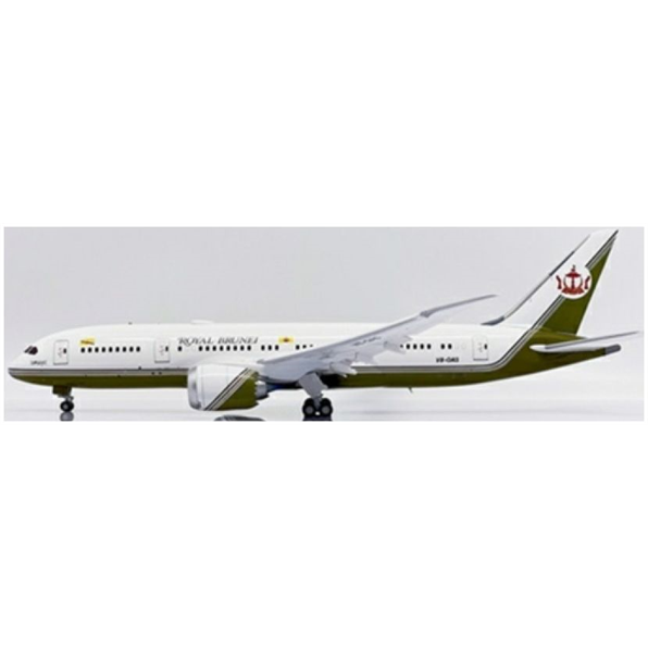 Boeing 787-8 Brunei Government BBJ V8-OAS Flaps Down w/Stand