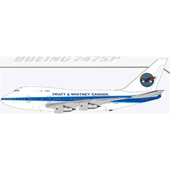 Boeing 747SP Pratt and Whitney Canada C-GTFF w/Stand