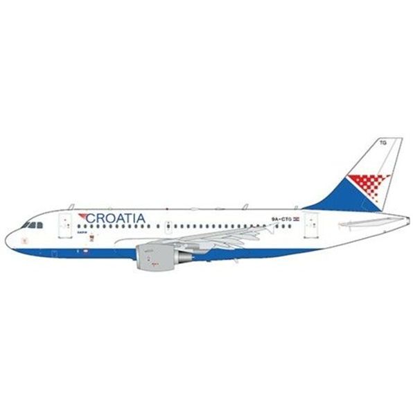 Airbus A319 Croatia Airlines 9A-CTG with Stand (Limited 100pcs)