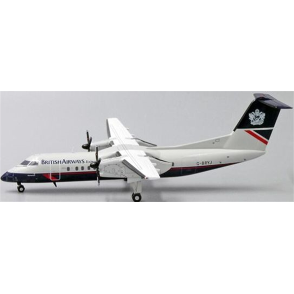 Bombardier Dash 8 Q300 British Airways Express Landor Livery w/Stand