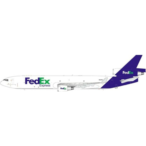 McDonnell Douglas MD-11F Fedex Fantasy Livery N628FE w/Stand