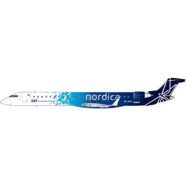 Bombardier CRJ-900 SAS Scandinavian Airlines (Nordica Livery) ES-ACG w/Stand
