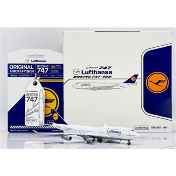 Boeing 747-400 Lufthansa D-ABTE w/Antenna Limited Edition Aviationtag