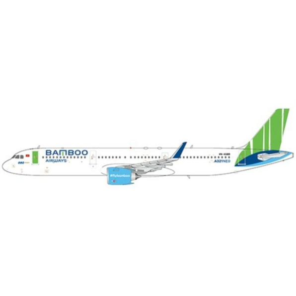 Airbus A321NEO Bamboo Airways VN-A589 w/Antenna