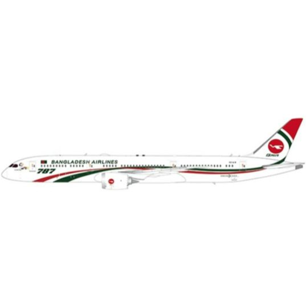 Boeing 787-9 Dreamliner Biman Bangladesh Airlines Flap Down S2-AJX w/Antenna
