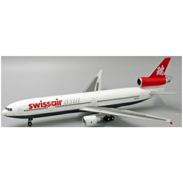 McDonnell Douglas MD-11 Swissair Asia HB-IWN w/Stand