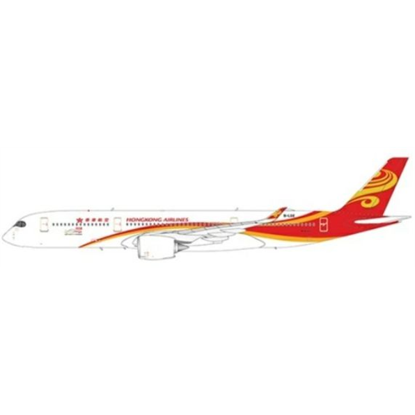 Airbus A350-900XWB Hong Kong Airlines Flap Down' B-LGE with Stand (85pcs)