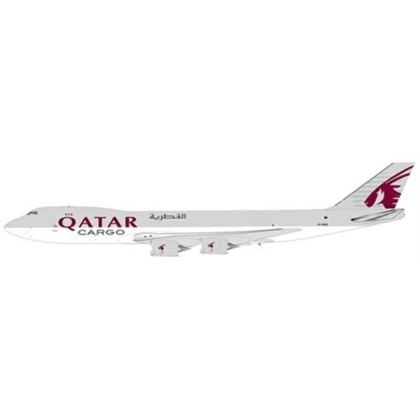Boeing 747-8F Qatar Cargo A7-BGB with Stand