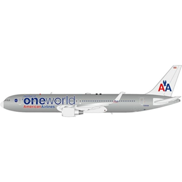 Boeing 767-300 American Airlines ER 'Oneworld Livery' N395AN w/Stand