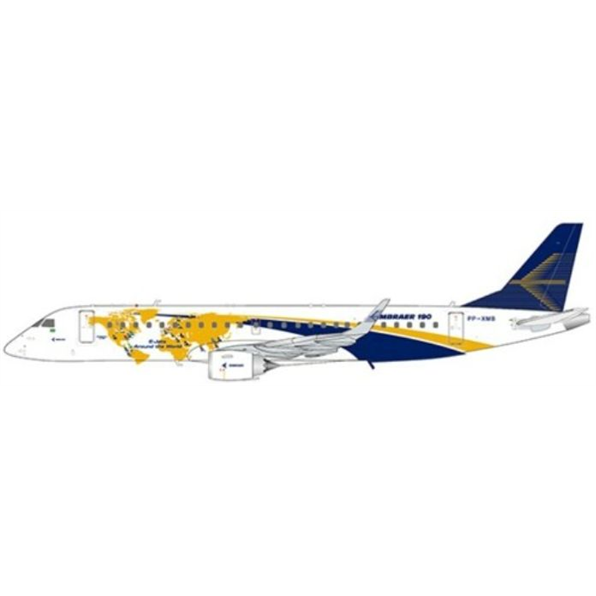 Embraer 190-100STD E-JETS Around The World PP-XMB with Stand Limited 120pcs