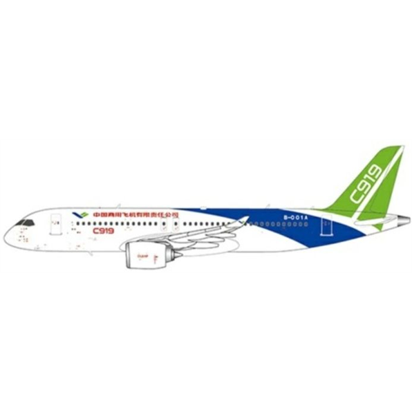 C919 Comac B-001A with Stand
