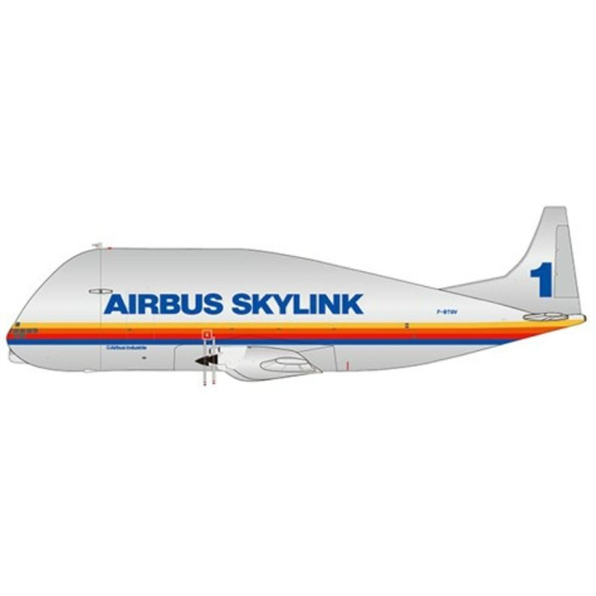 Airbus Industrie Aero-Spacelines 377SGT Super Guppy F-BTGV w/Stand + Aviation Tag