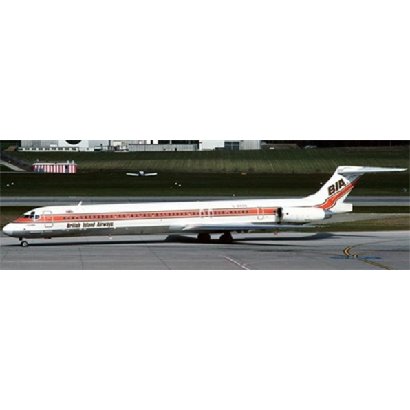McDonnell Douglas MD-83 British Island Airways G-BNSB w/Stand