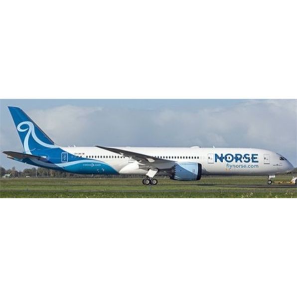 Boeing 787-9 Dreamliner Norse Atlantic Airways Flap Down LN-LNO w/Stand