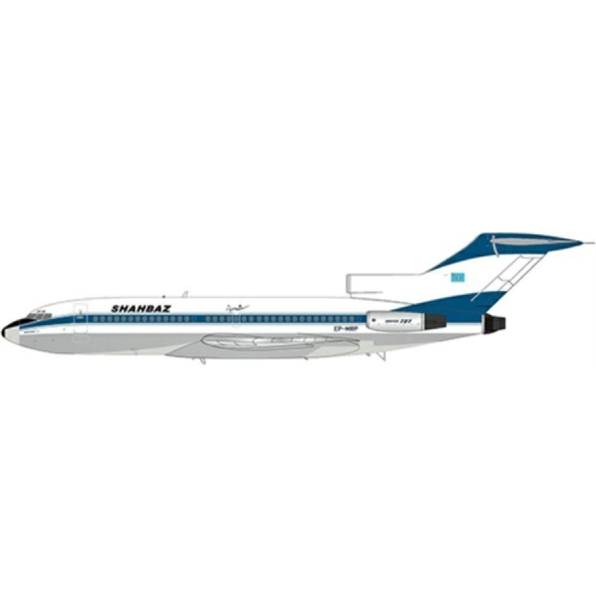 Boeing 727-100 Shahbaz 'Polished' EP-MRP w/Stand