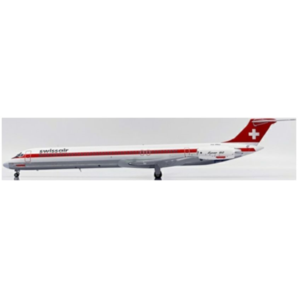 McDonnell Douglas MD-82 Swissair Polished PH-MBZ w/Stand