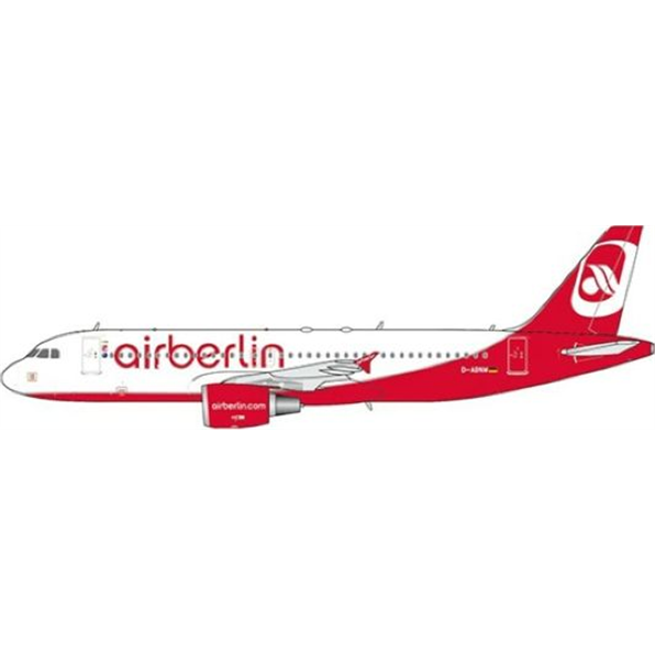Airbus A320 Air Berlin Last Flight D-ABNW w/Antenna