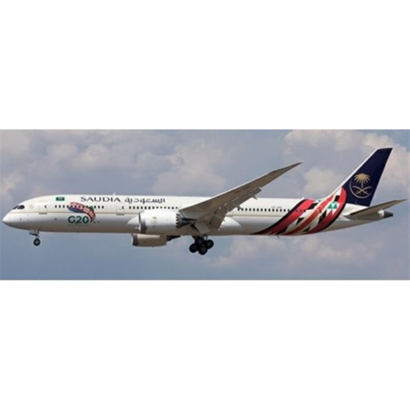 Boeing 787-9 Dreamliner Saudi Arabian Airlines G20 Saudi Arabia 2020 Flap Down