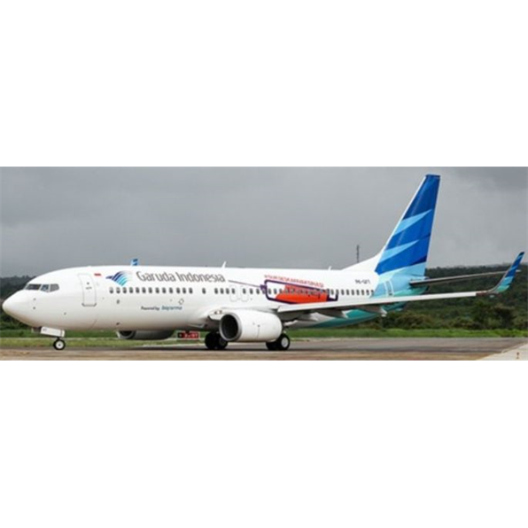 Boeing 737-800 Garuda Indonesia 'Sukseskan Vaksinasi' PK-GFT w/Antenna