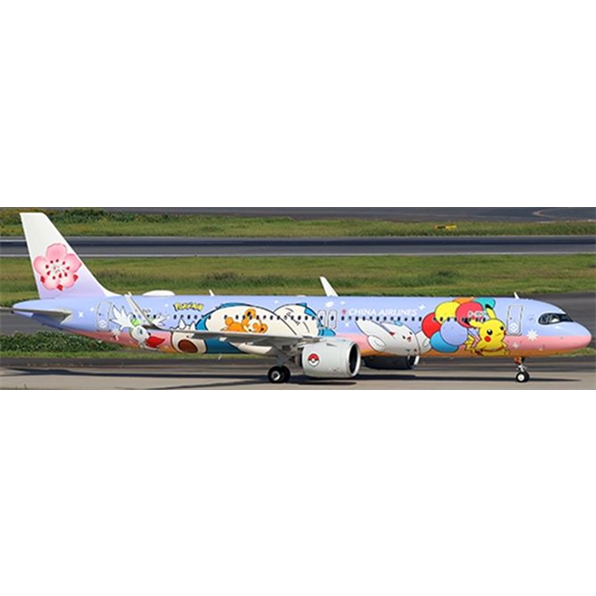 Airbus A321NEO China Airlines 'Pikchu Jet CL' B-18101 w/Stand