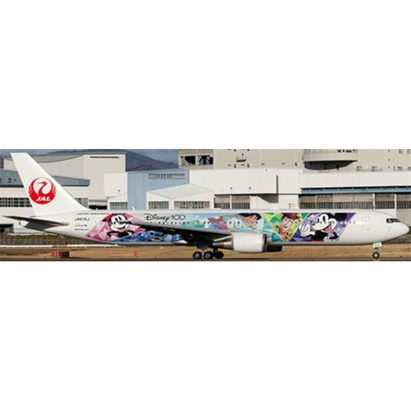 Boeing 767-300(ER) Japan Airlines Disney 100 Livery JA615J w/Stand