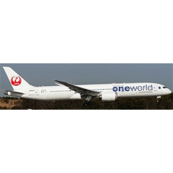 Boeing 787-9 Dreamliner Japan Airlines Oneworld Livery Flap Down JA861J w/Antenna