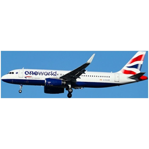 Airbus A320 British Airways Oneworld G-EUYR w/Antenna