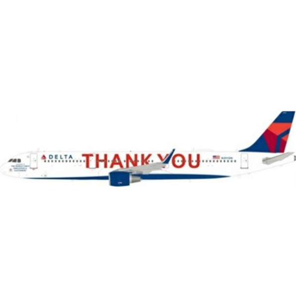 Airbus A321-211 Delta Airlines Thank You N391DN with Stand