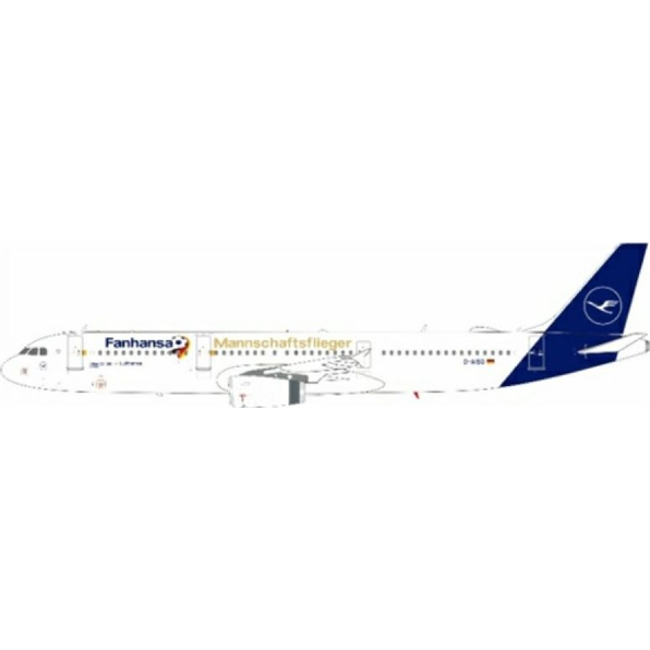 Airbus A321-231 Lufthansa Fanhansa Mannschaftslieger D-AISQ
