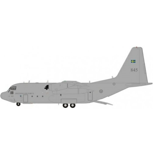 Lockheed TP84 Hercules (C-130H/L-382) Sweden Air Force 84005 with Stand (30 Pcs)