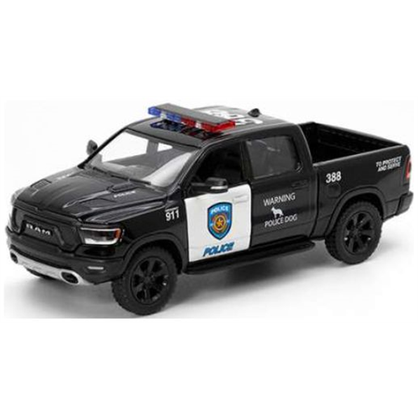RAM 1500 2019 Police Black/White (Window Box)