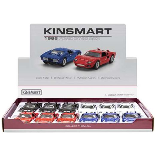 Ford GT40 MKII Heritage Edition '66 (12pcs (3 x Blue/3 x Red/3 x White/3 x Black)