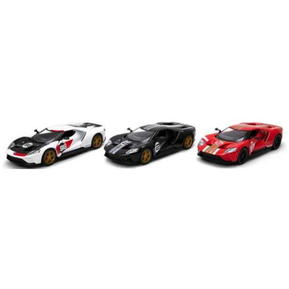 Ford GT Heritage Edition (12pcs) (4 x White/4 x Red/4 x Black)