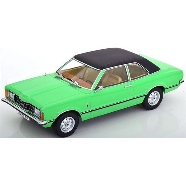 Ford Taunus GXL Sedan 1971 w/Vinyl Roof (Square Headlights) Light Green/Matt Black