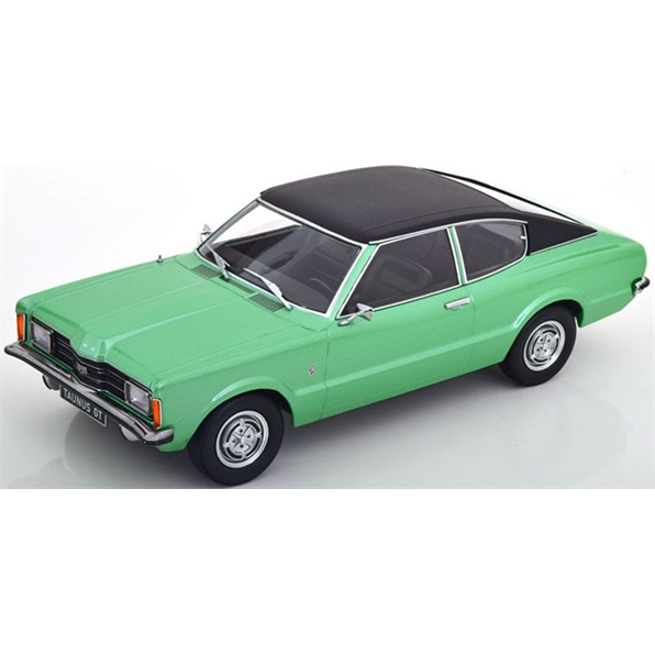 Ford Taunus GT Coupe 1971 Green Metallic Black w/Vinyl Roof (Squared Headlights)