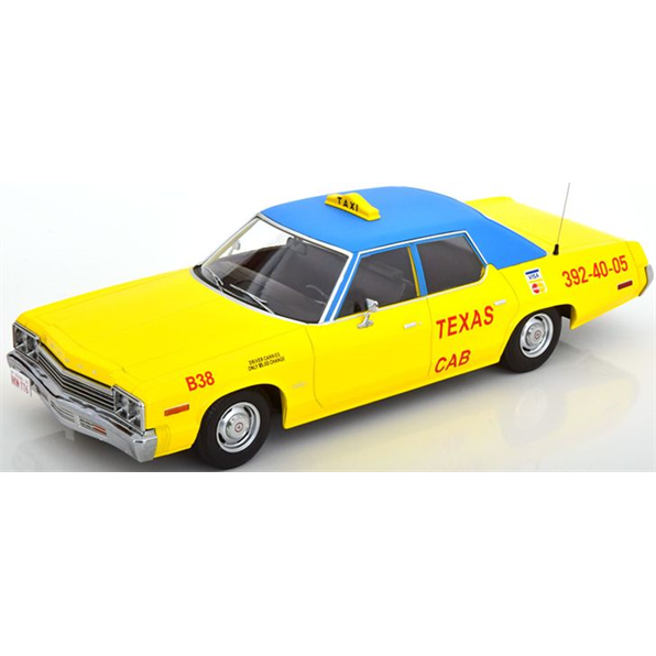 Dodge Monaco 1974 Texas Cab Yellow/Blue