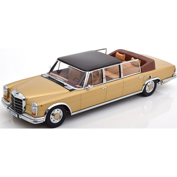Mercedes 600 W100 Landaulet 1964 Gold Metallic/Black