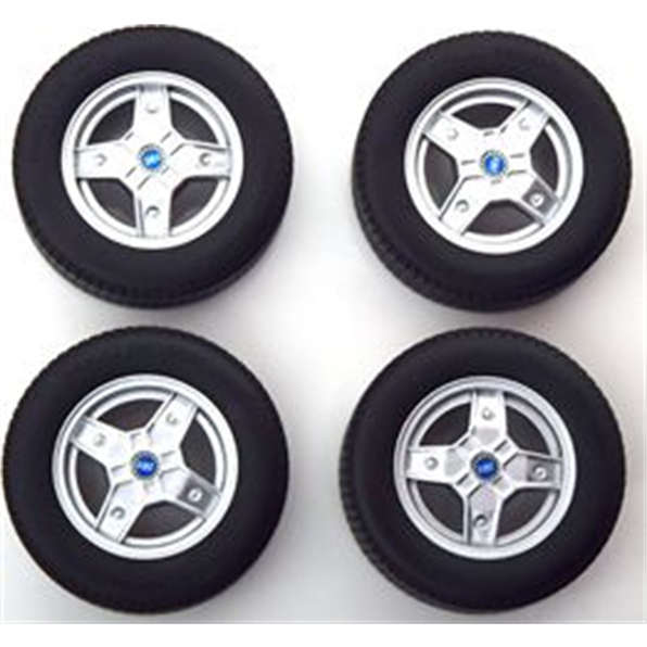 Wheels and Tyres Set Fiat 500 Abarth