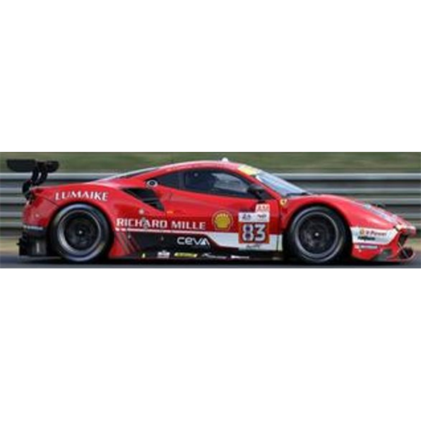 Ferrari 488 GTE EVO #83 Richard Mille AF Corse 24H Le Mans 2023 Companc/Rovera/Wado