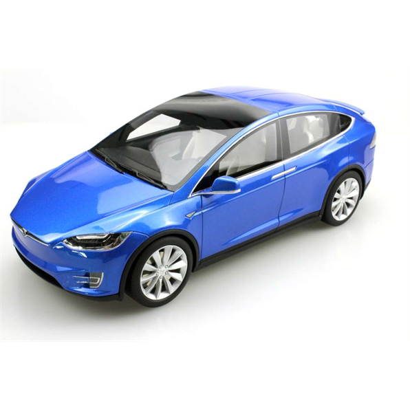 Tesla Model X metallic blue