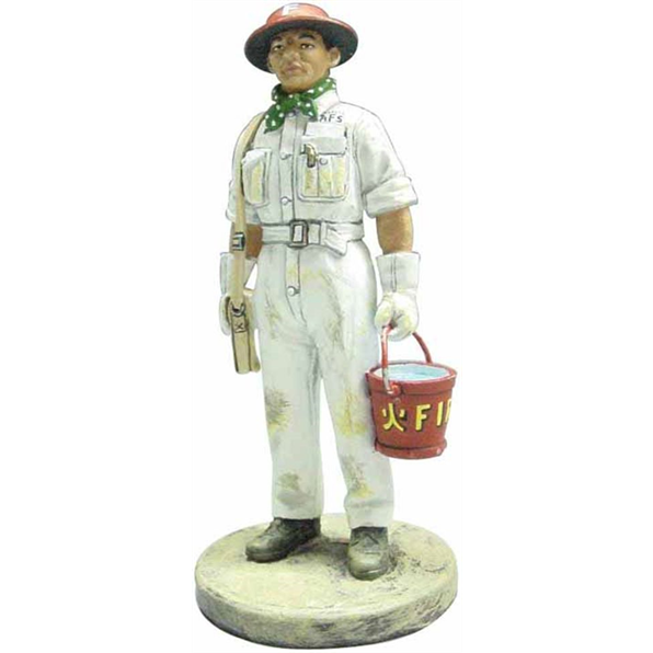Auxiliary fireman - Singapore - 1941