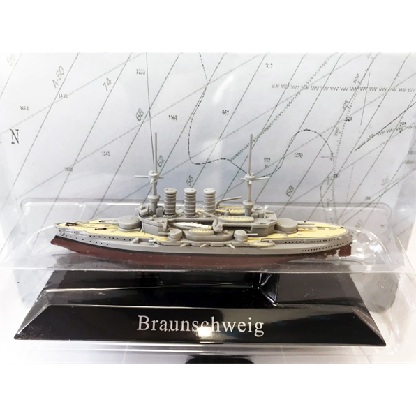 SMS Braunschweig Liner / Warship 1902 1:1250 Warships