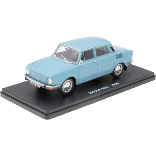 Skoda 100L 1974 - Blue - 1:24 Blister can be squashed