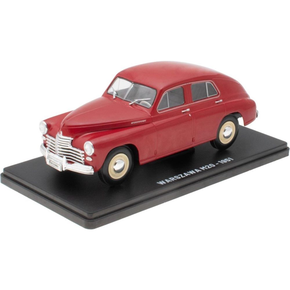 Warszawa M20 1951 - Red - 1:24 Blister can be squashed