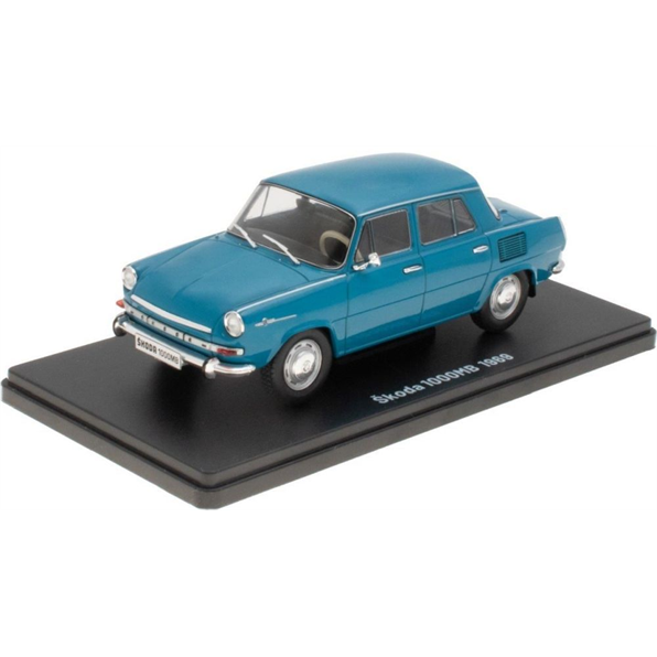 Skoda 1000MB 1969 - Blue - 1:24 Blister can be squashed