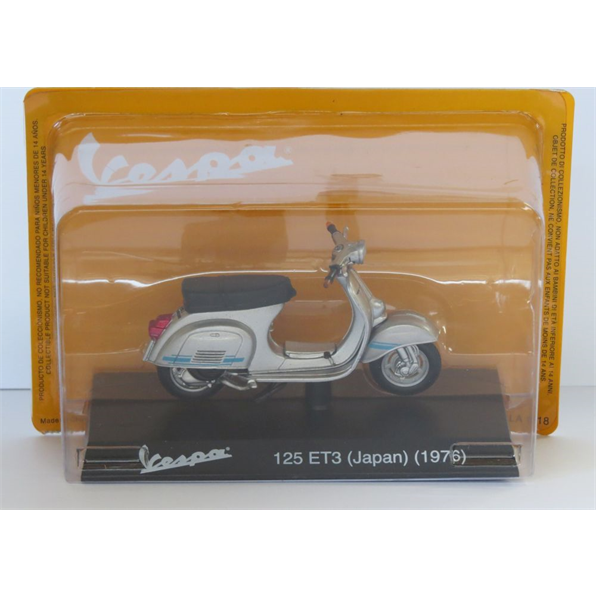 125 ET3 (Japan) 1976 Vespa Collection in 1:18