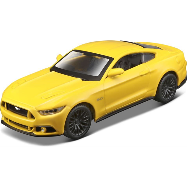 Ford Mustang Gt 2015 Pull-Back - Yellow