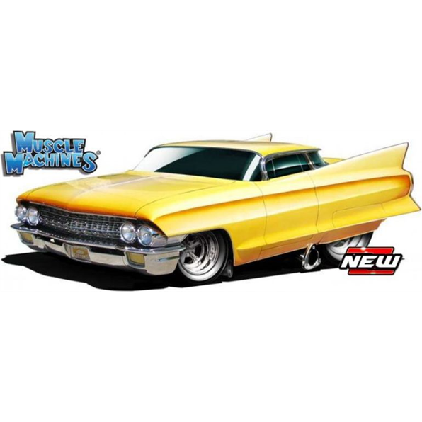 Cadillac Gene Winfield Maybellene 1961 Yellow 'Muscle Machines'
