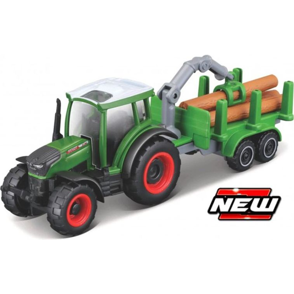 Fendt 209 Tractor w/Log Trailer Mini Work Machine